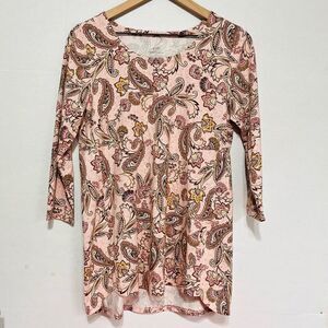 J Jill Luxe Supima A Line Tunic   Sz S   EUC